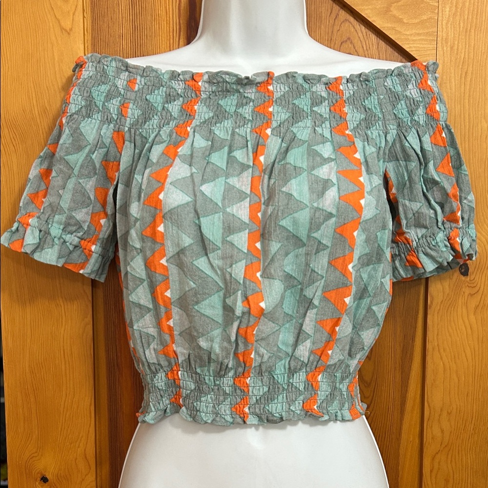 Anthropologie Feather Bone Demetria Crop Top